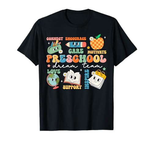 Back to School Preschool Dream Team Teacher Boy Girl Kid T-Shirt