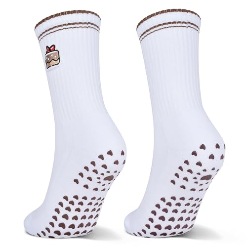 Image of Grip Non-slip Cute Pilates Socks for Yoga,Barre,Reformers US Shoe Sizes 5-11