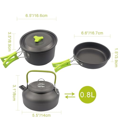 Batterie de cuisine camping compacte pour ne plus encombrer votre sac à dos