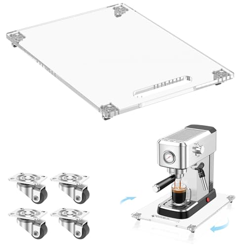 PUDASTO 360° Sliding Tray for Coffee Maker, 9.8" x 14" Appliance Sliders by PUDASTO - Used condition - CA$31.68