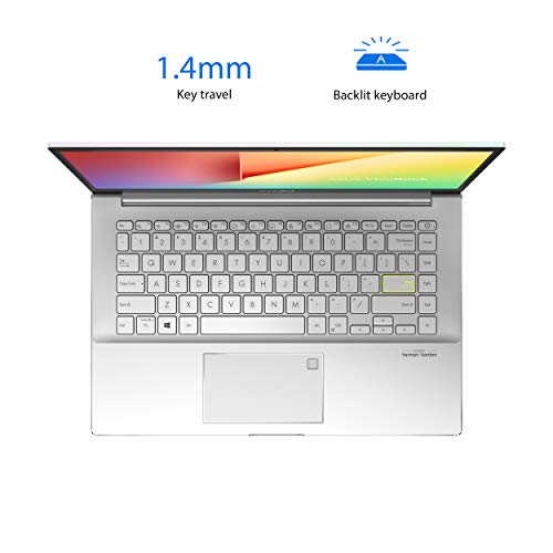 Asus Vivobook S14 S433 Thin And Light Laptop, 14” Fhd Display, Intel Core I5-1135G7 Cpu, 8Gb Ddr4 Ram, 512Gb Ssd, Thunderbolt 3, Wi-Fi 6, Windows 10, Ai Noise-Cancellation, Dreamy White, S433Ea-Dh51 #TOP4