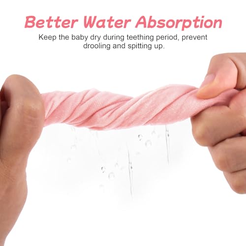 BEBOAN Baby Muslin Bandana Bibs 3-36 Months,8-Pack Cotton Drool Bibs for Baby Girl Boys,Feeding Bib for Toddle Infant Newborn2