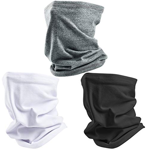 Winter Neck Warmer Gaiter for Women Men, 3Pack Windproof Face Mask for Ski,Snowboard
