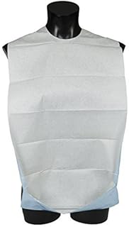 Baberos desechable (36x64 cm.) de comedor para adulto y Niños con bolsillo caja 500 unidades