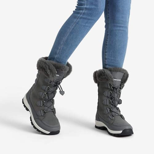 image for DREAM PAIRS Women's Waterproof Winter Snow Boots, Warm Comfortable Fau