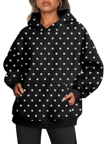 Image of Trendy Queen Women Oversized Hoodies Fall Outfits | Gentle Skin Feel, Aesthetic Drop Shoulder, Large Kangaroo Pocket, Seamless Daily Outfit Match