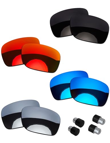 Image of OOWLIT 4 Pairs Replacement Sunglass Lenses Compatible with Oakley Holbrook Series