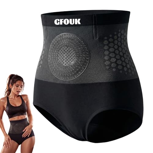 increnobl GFOUK Sculpting Shorts for Women 4-in-1 Micro-Particle High Waist Yoga Shorts Breathable Activewear for Workout & Daily (US Alpha One Size Large Regular Short Black)