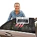 Newest Solar Powered Car Ventilator, Solar Powered Car Exhaust Fan, Car Radiator,Eliminate The Peculiar Smell Inside The Car and Can Be Used for General Types of Cars(White)