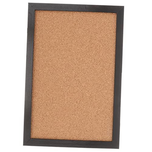 Veemoon Decorative Cork Board Dual Sided Memo Photo Wall Display with Frame for Home Office Room for Notes Reminders and Pictures