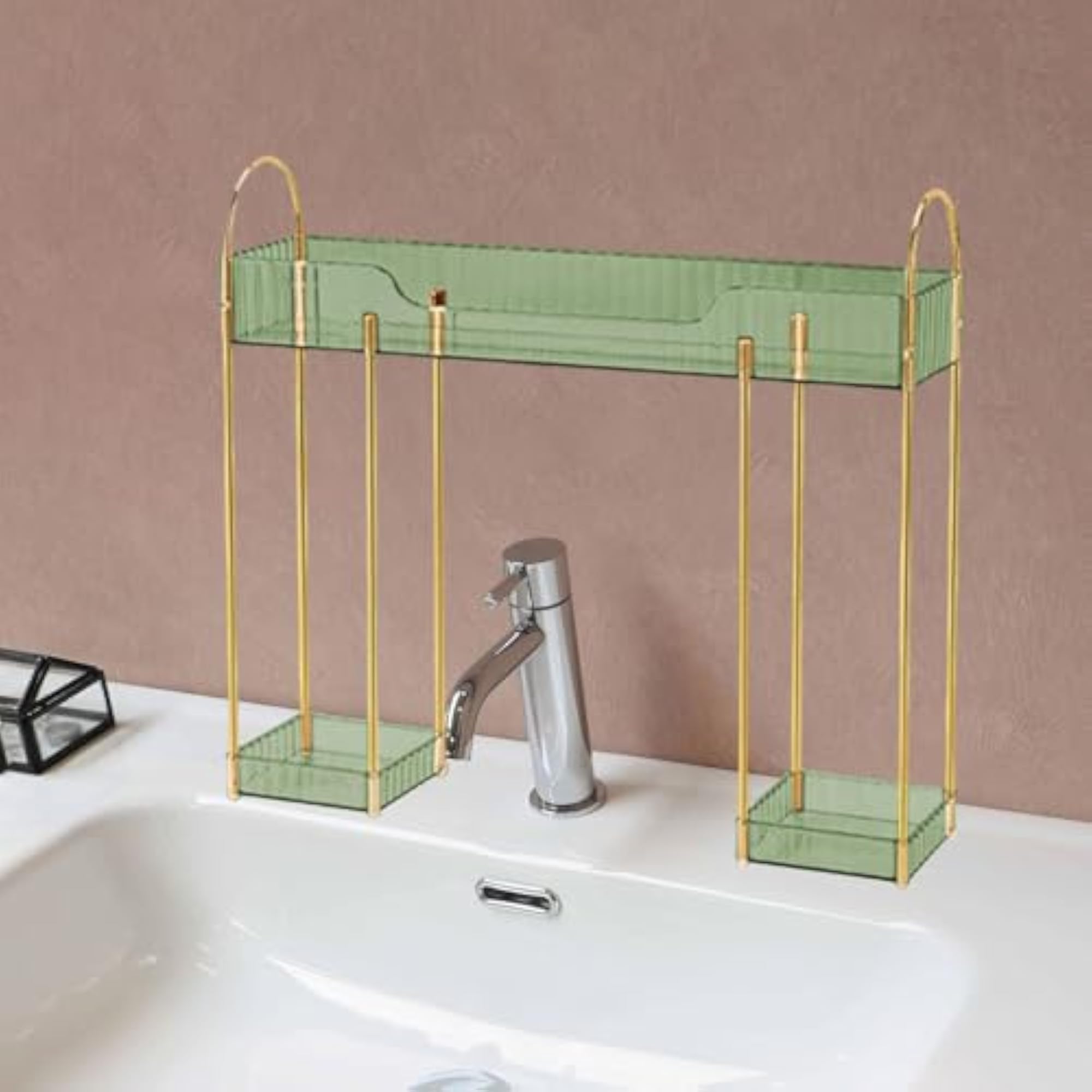 Makeup Organizer for Vanity, Narrow Bathroom Countertop Storage