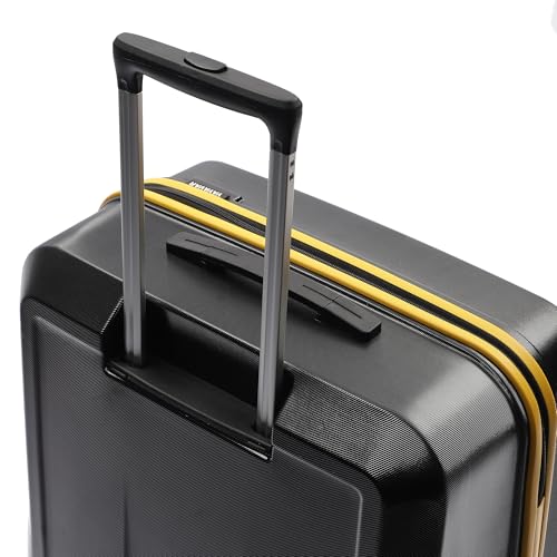 Image of YAYAVAR Batman Trolley Suitcase - 85L, Cabin Luggage with 8 Spinner Wheel, Hard Shell Polycarbonate Suitcase, Number Lock, Water Resistant, Luggage Bag for Travel (Teal & Black, 67cm, Medium)