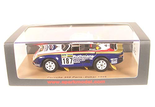Spark- Coche en Miniatura de colección, Color Blanco/Azul/Rojo/Oro (S7816)