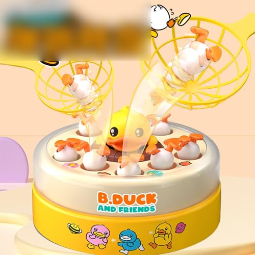 Image of Duck Catching Game Electric Jumping Duck Toy Interaction Rotating Board Game|Baby | Toys for Baby | Developmental Baby Toys|1 Set Rotating Bouncing Board Game