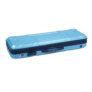 Crossrock CRA400VFTU 4/4 Full Size Violin Case, Zippered ABS Molded Backpack Style in Turquoise