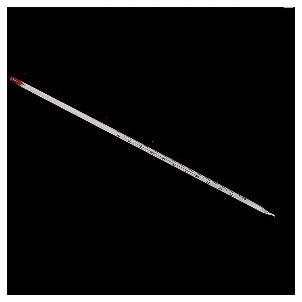10/PK Laborthermometer, rotes Experimentierthermometer, Laborglasstab, Länge 30 cm, Genauigkeit 1 (C)(-10-110 (C))