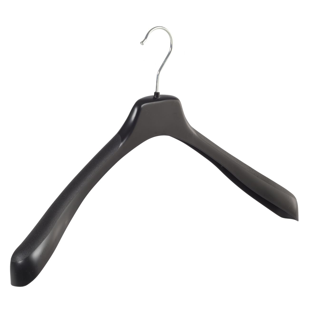 Grucce, Appendiabiti, Cappotto, Costume, Set di 30 pezzi, Plastica, Nero, Spalline Larghe, Giacca, Gancio girevole a 360°, 50 cm (EU50_00/30)