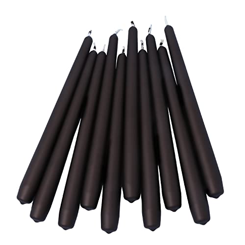 G Decor Confezione da 2, 10 o 20 candelabri alti Coraline, candele opache, colori misti, per chiesa, candele da cena, ideali per matrimoni e Natale (set da 10 pezzi)