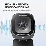 Anker PowerConf C200 2K Webcam for PC, Webcam for Laptop, Computer Camera, with AI-Noise Canceling Microphones, Stereo Mics, Adjustable Field of View, Low-Light Correction, Built-in Privacy Cover