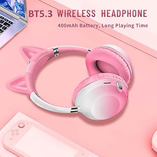 JINSERTA Casque audio stéréo avec lampe de poche, casque stéréo Bluetooth 5.3 pour enfants, carte TF, écouteurs filaires… - Les Beatles, Paul McCartney, John Lennon, RIngo Starr, George Harrison JINSERTA Casque audio stéréo avec lampe de poche, casque stéréo Bluetooth 5.3 pour enfants, carte TF, écouteurs filaires… – Image 3