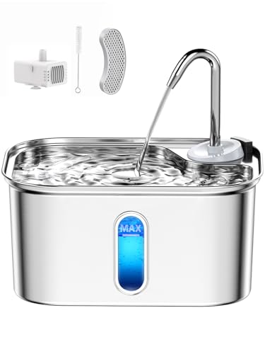 Petlipo 6-Layer Filter Stainless Fountain
