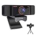 Produktbild Webcam mit mikrofon 1080P Full HD mit Webcam Abdeckung, USB Webcam mit Stativ, Mini Plug and Play für Desktop & Notebook, Web cam ideal für Streaming, Konferenzen, Live Übertragungen und Videoanruf