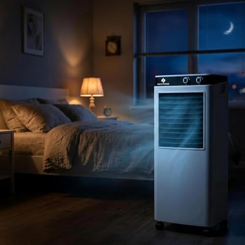 Image of SKYTONE Cooler For Room with 36L Capacity And 30 Ft Powerful Air Throw | High Speed Fan | Inverter Compatible | Energy Efficient Rooms Cooler for Bedroom, Living Room & Office Use