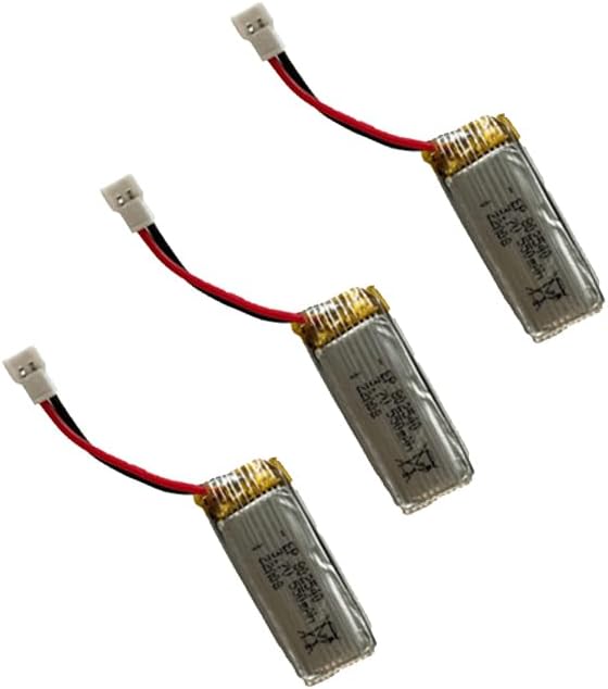 YILIANDE for B17 Bombing Plane FX817 RC Airplane for Control Glider Landing for Skid Blade 3.7V 550mAh Battery(3PCS Battery)