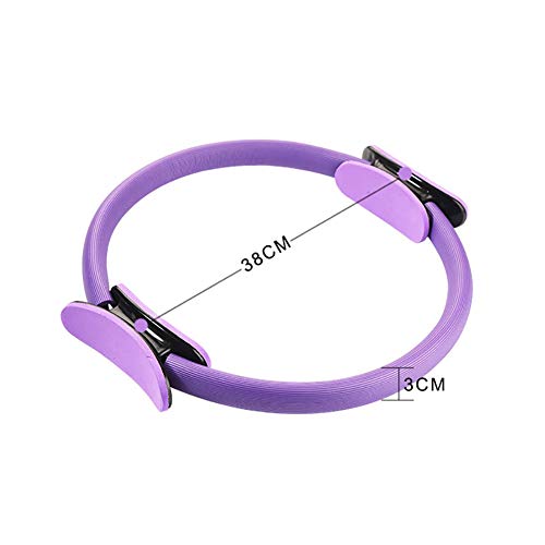 KINGBOO Anel de Pilates para mulheres, 38 cm Magic Fitness Circle Equipamento de Resistência ao Exer