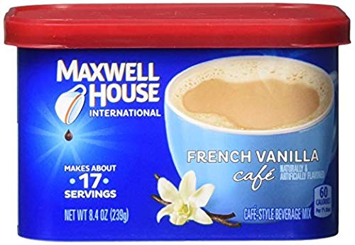 International French Vanilla Cafe, Beverage Mix, 4 Count, 33.6 Ounce