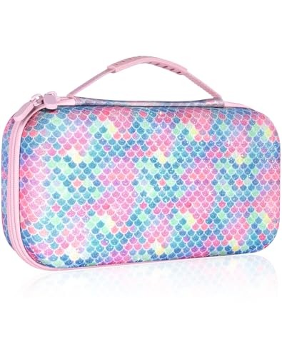Gurgitat Funda de transporte para Nintendo Switch 2 (2025) – Bonito diseño kawaii brillante con asa y correa para Switch 2 fundas de viaje, almacenamiento portátil, carcasa rígida protectora para