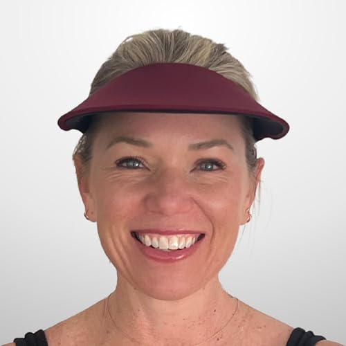 Image of No Headache Sun Visor for Women | Stylish, Lightweight Golf & Tennis Hat | UV Protection for Outdoor Sports & Travel