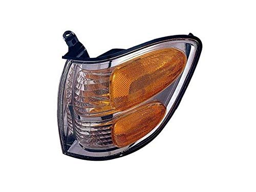 Front Left Driver Side Turn Signal Assembly - Corner of Fender - Compatible with 2001-2004 Toyota Sequoia