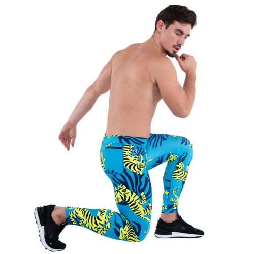 Kapow Meggings Performance Range - Mens Compression Leggings with Pockets for Sports, Athletic Workout Leggings2