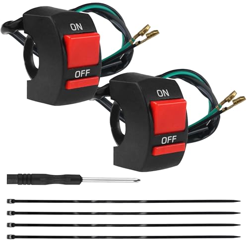 Image of 2PCS 7 /8 Dirt Bike Kill Switch for Predator 212cc Mini Bike | On Off 196cc 97cc Coleman CT100U CT200U BT200X Baja Warrior MB200 DB30 Motovox CRF50 XR50 TaoTao Coolster Apol