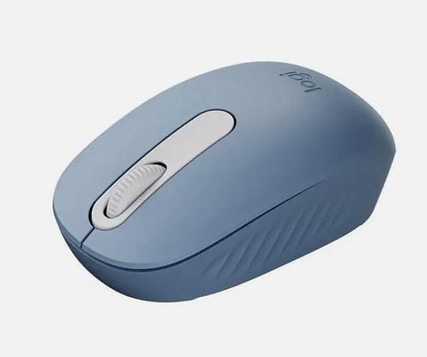 Logitech M196 Bluetooth Wireless Mouse, Compact and Portable Mouse for Laptops, Tablets and More, 12-Month Battery, Smooth Tracking, Compatible with PC and Mac, Windows and macOS - Blue/Gray (RENEWED) - 3