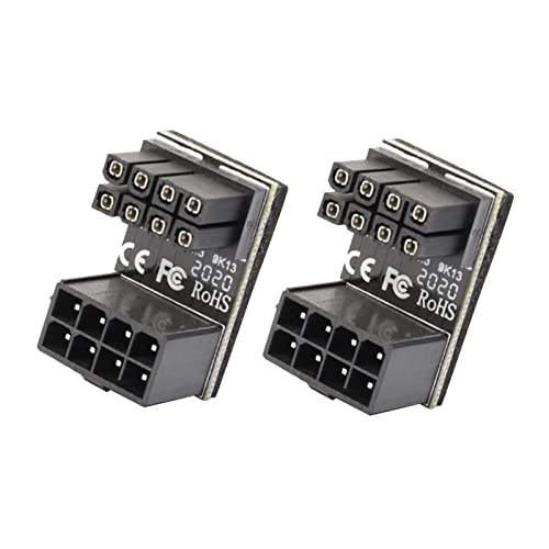 Adaptateur coudé 8 broches ATX 180 degrés pour résoudre le manque de place dans le boîtier PC