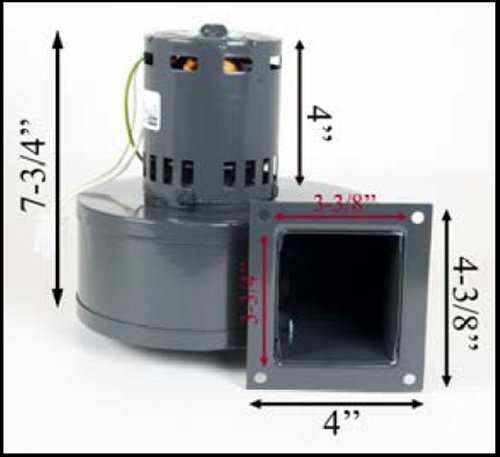PelletStovePro - Enviro Pellet Stove Convection Motor Blower - EF002
