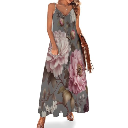 Robe de plage imprimé plante rétro pour soirée d'été