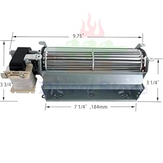 Direct store Parts Kit DN105 Replacement GZ550, GZ552, EP621 Fireplace Blower for Continental Napoleon Rotom; and Universal Blower only for Wood/Gas Burning Stove or Fireplace