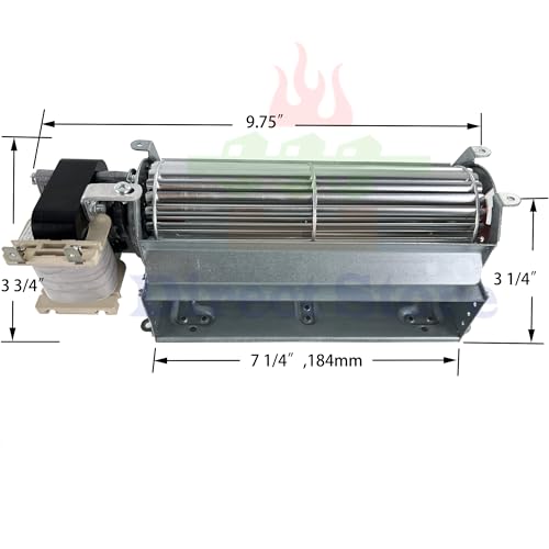 Direct Store Parts DN105 Replacement GZ550, GZ552, EP621 Fireplace Blower for Continental Napoleon Rotom # HBRB58, HB-RB58; and Universal Blower only for Wood/Gas Burning Stove or Fireplace