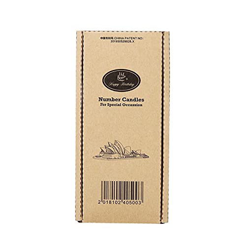 Bailym 60Th Birthday Candles,Gold Number 60 Cake Topper For Birthday Decorations Party Decoration thumb #8