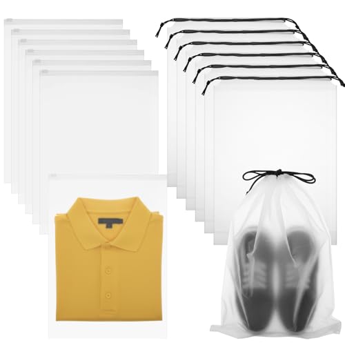 Jaloro 120 Pack 60 Count Shoe Bags for Travel Drawstring Shoe Storage Essentials 11.8 x...