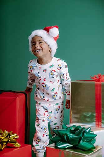 Image of Bluey Halloween Christmas Fleece Sweatshirt and Jogger Pants Outfit Set Toddler to Big Kid Sizes (2T - 10-12)