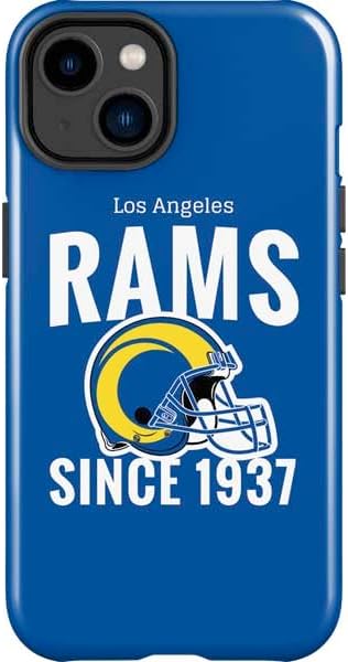 Skinit Impact Phone Case Compatible with iPhone 15 - Officially Licensed NFL Los Angeles Rams Helmet Design