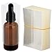 MORIDA 1oz Glass Bottle Shrink Bands 200 pcs Clear PVC Heat Shrink Wrap Sealer for 30 ml Bottles