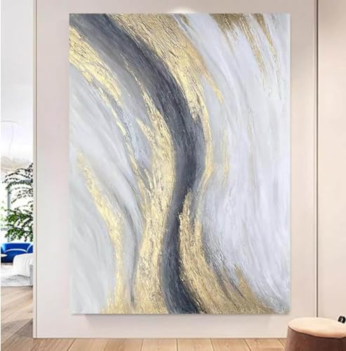 Peinture à l'huile peinte à la main pour sublimer un mur vide