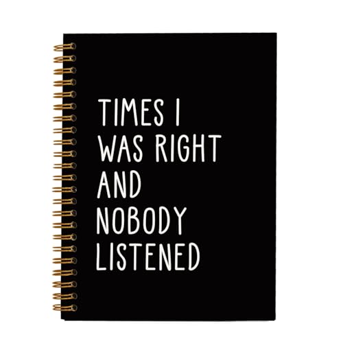 OXW Funny Notebooks for Work, Gag Gifts for Women Men,