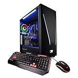 iBUYPOWER Pro Gaming PC Computer Desktop Trace 928770 (Intel i7-8700 3.20GHz, NVIDIA GeForce RTX 2070 8GB, 16GB DDR4, 1TB HDD, 240GB SSD, WiFi Included, Win 10 Home, VR Ready), Black