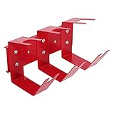 ABN Soporte para pistola de pulverización por gravedad de 3 ganchos, soporte magnético para pistola de pintura automática de 12 pulgadas para pulverizador de alimentación por gravedad